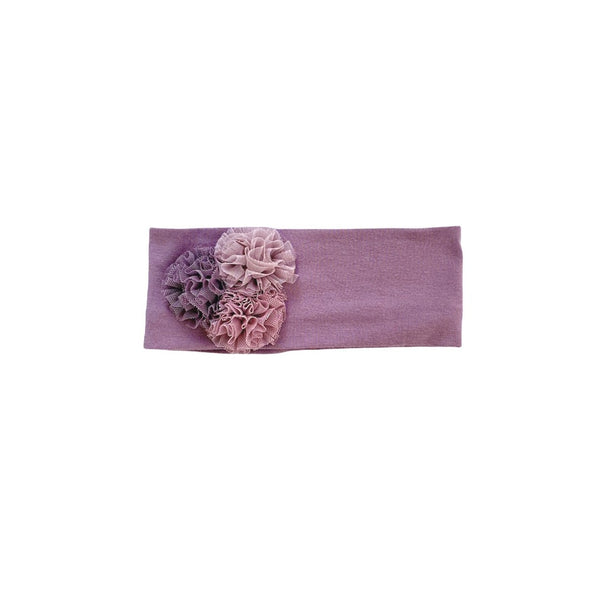 Headband with Tulle Flowers