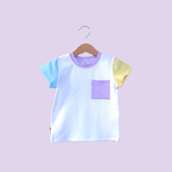 T-shirt & Shorts Set Pastel Lilac