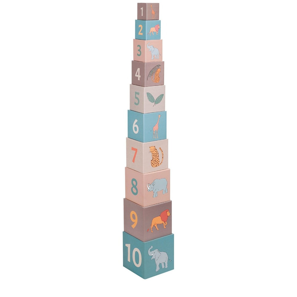 Wild Animals Stacking Cubes – Patootie Cutie